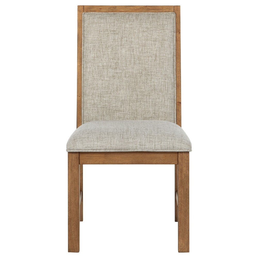 Survista Natural Brown Upholstered Dining Side Chair