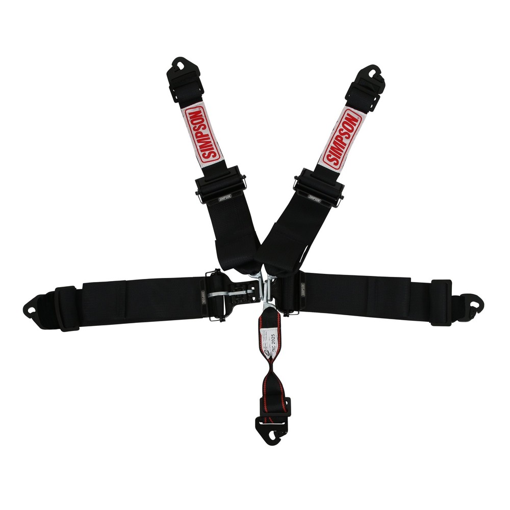 132LD5WC Simpson Latch & Link Harness 3" Double Pull down 3-2 Shoulder SFI 16.1