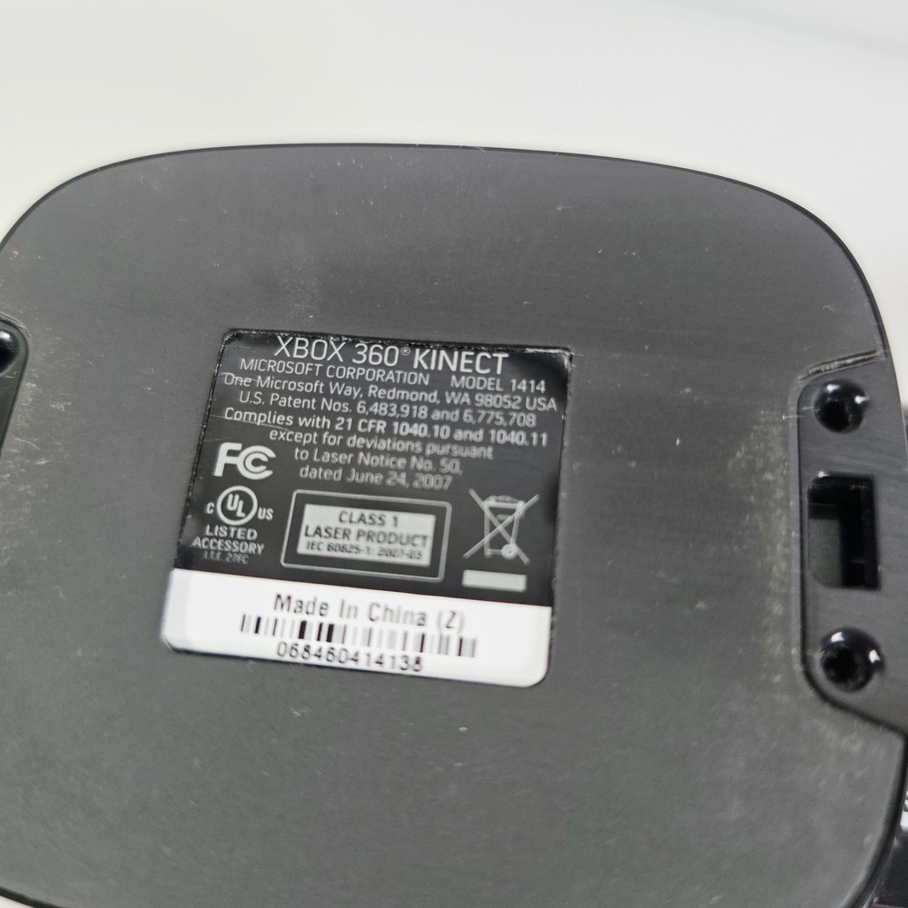 Xbox 360 Black Kinect Sensor Bar Model 1414 Official Microsoft - Tested
