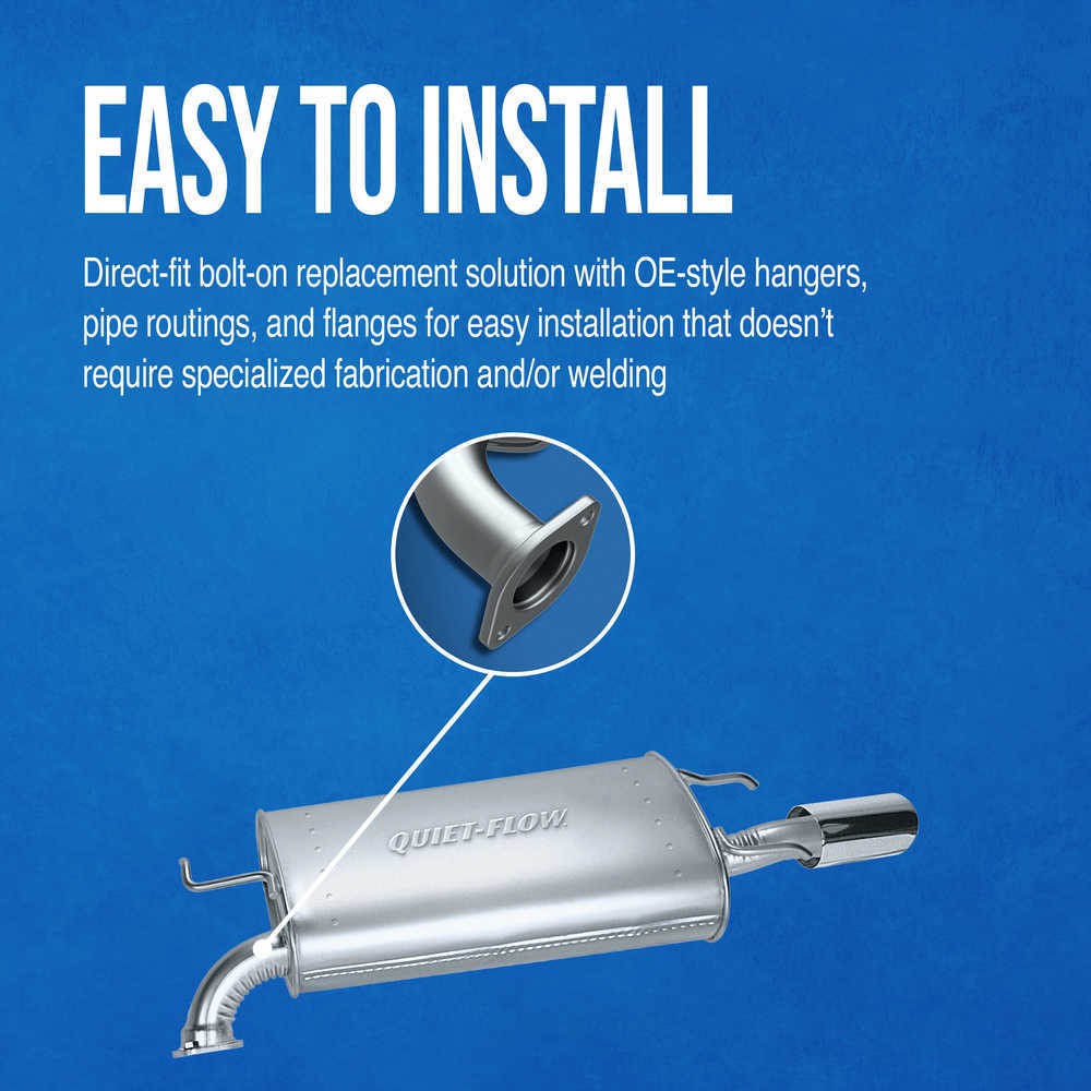 Exhaust Muffler-Quiet-Flow Walker 21314