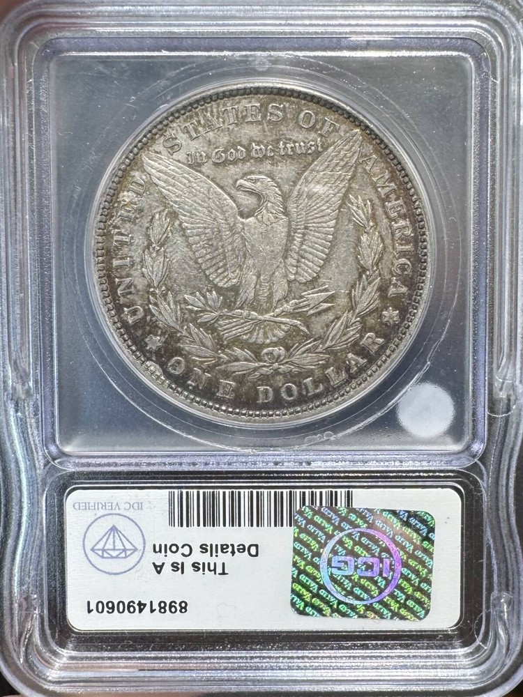 1879 Morgan Silver Dollar ICG EF Quality IDC Verified
