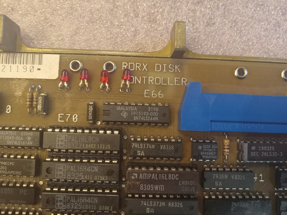 DEC Digital M8639 RDRX Disk Controller Board 50-15649-01 M8639 (B2)