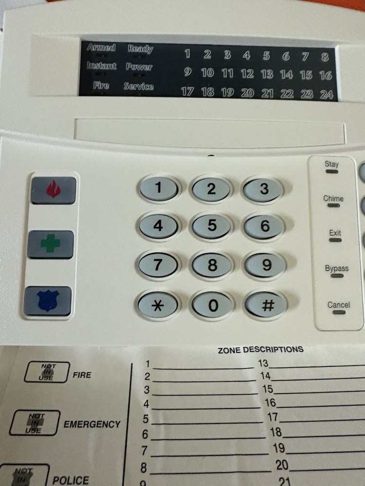GE NX-1324E LED Keypad