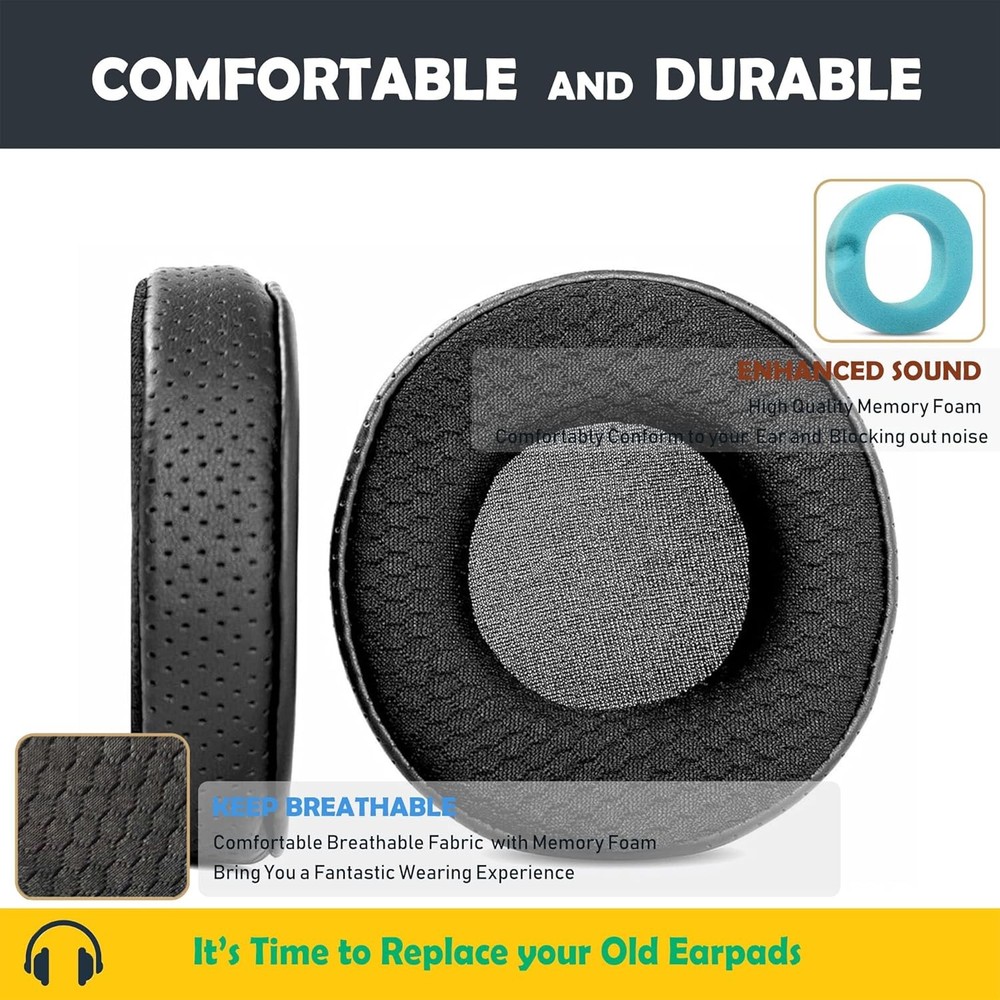 DTX350 Earpads Cushion Replacement with Breathable PU for Beyerdynamic...