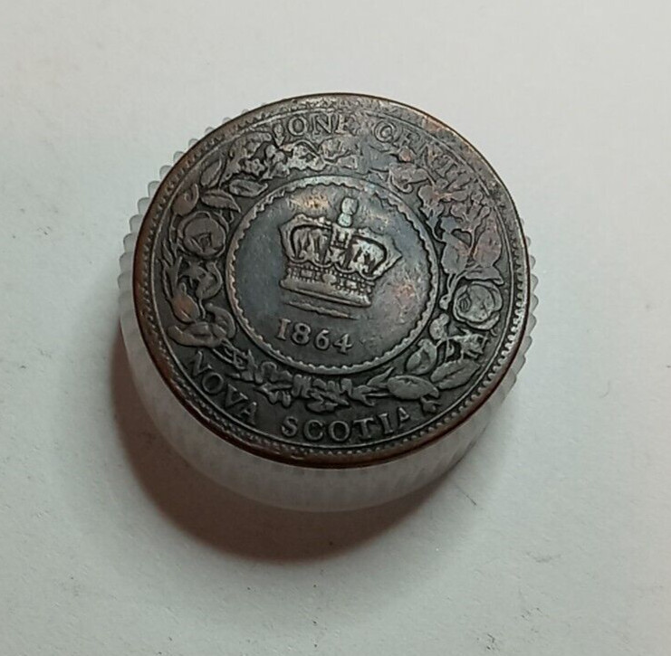 1864 Nova Scotia Large Cent  3862405