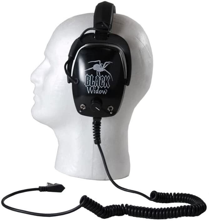 ORIGINAL BLACK WIDOW DETECTOR PRO HEADPHONES