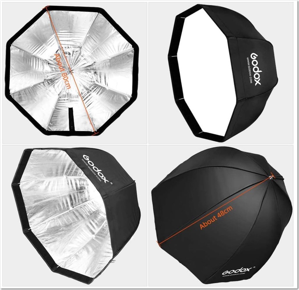 US Godox 32" 80cm Octagon Umbrella Softbox For Studio Flash Speedlite Monolight