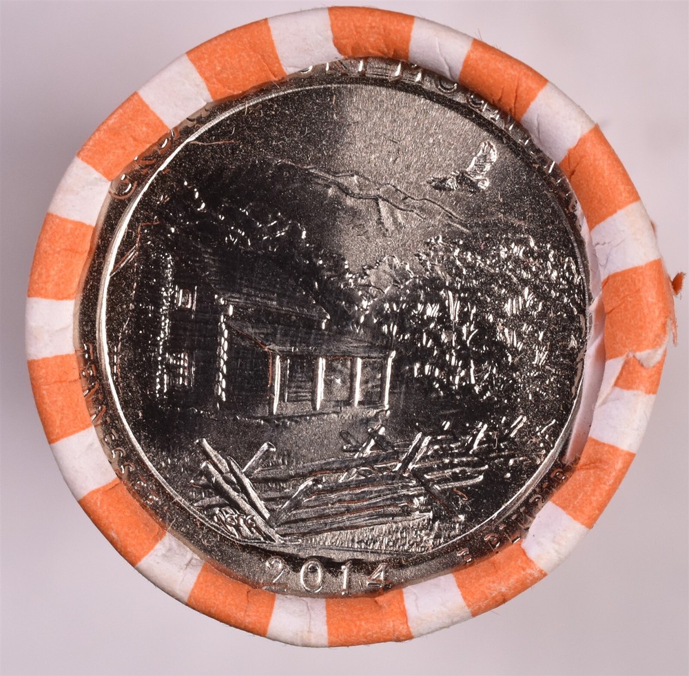 2014-D Smokey Mountains Quarters - BU Roll