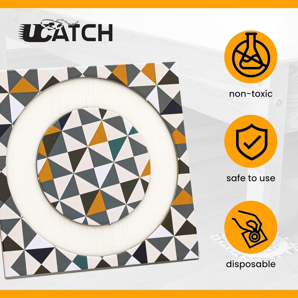 Bed Bug Interceptors for Bed Legs – 8 Pack Bed Bug Trap & Detector.