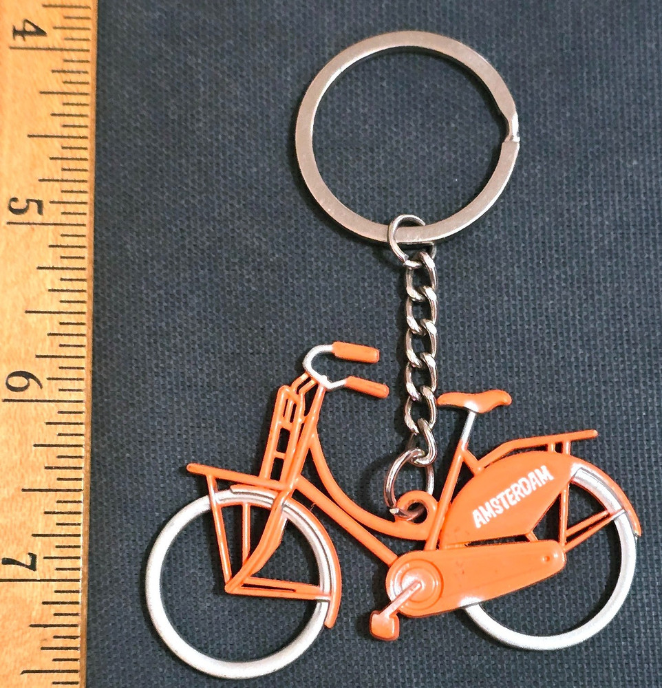 Souvenir Bicycle Keychain Keyring Amsterdam