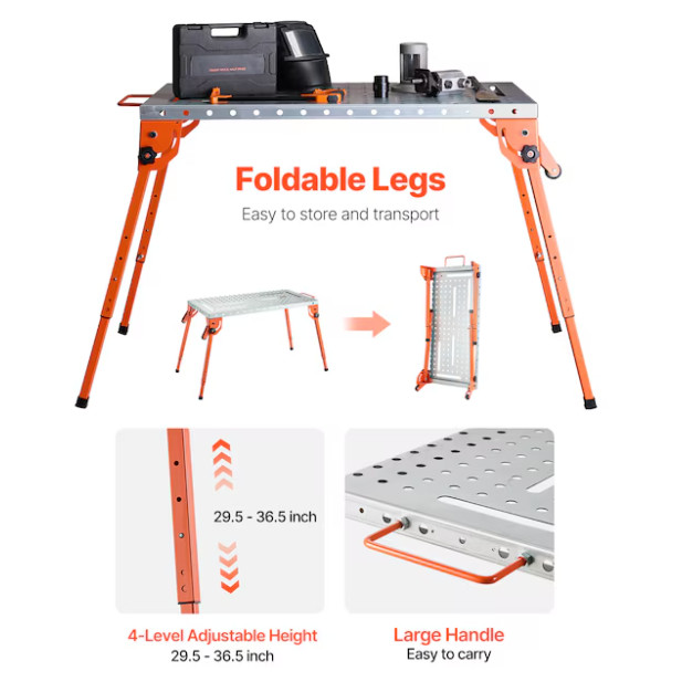 SVOPES 44" x 21" Welding table