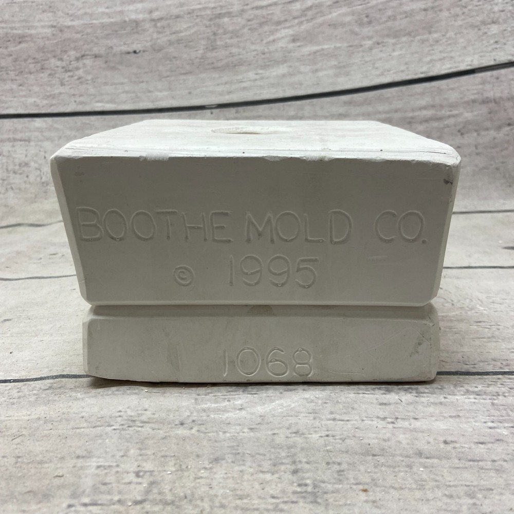Vintage 1995 Boothe Mold Ceramic Casting Mold Plain Dip Inserts #1068