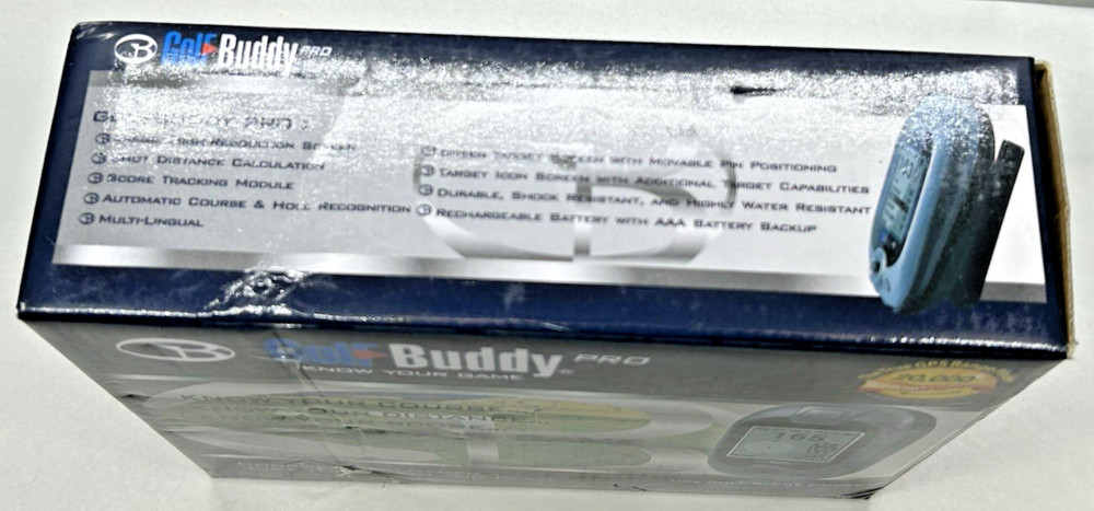 Golf Buddy Pro GPS Rangefinder LCD Display In Box