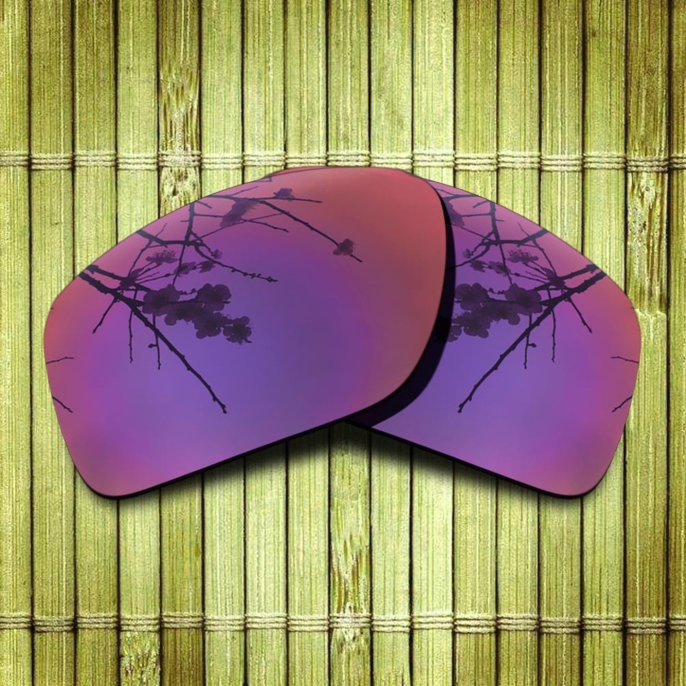 US Dark Red Polarized Replacement Lenses for-Oakley Plaintiff Squared