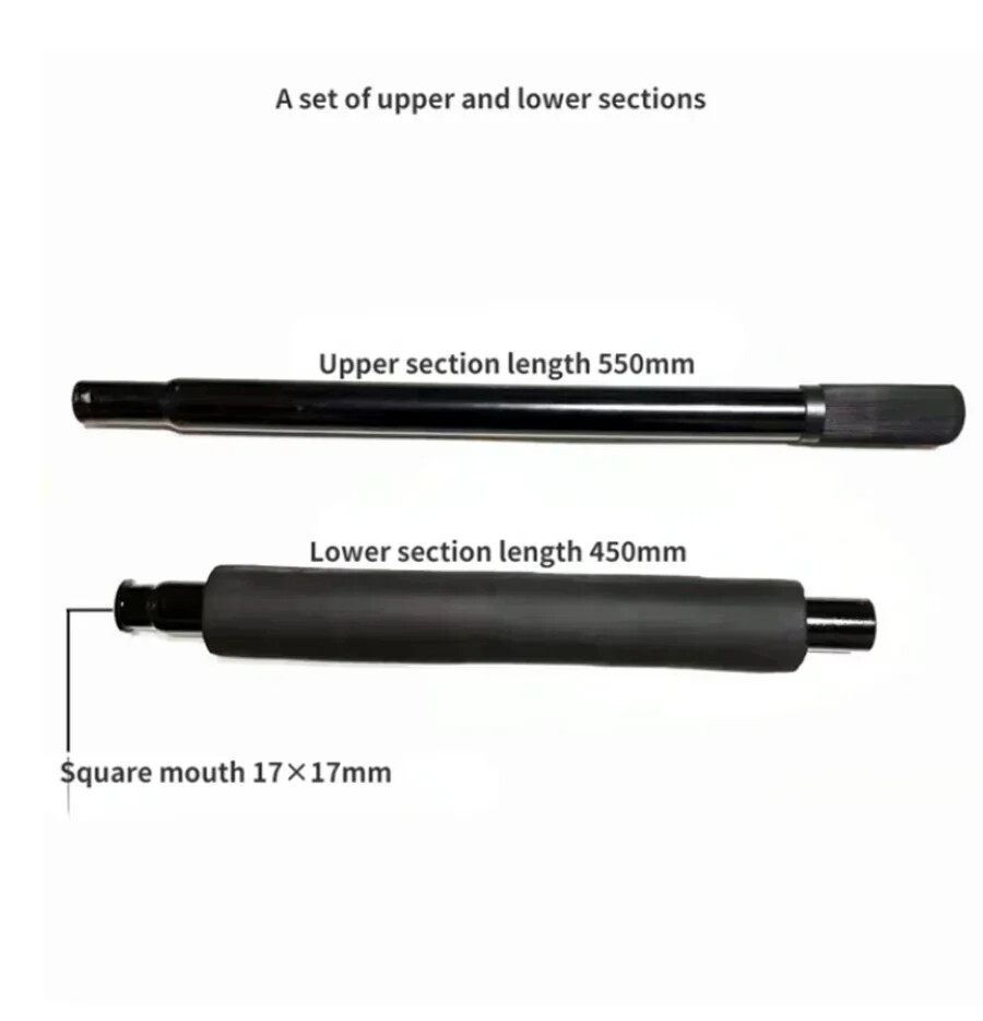 Floor Jack Handle Replacement 3-ton Bottom Pole Lever Handle 17 x 17mm