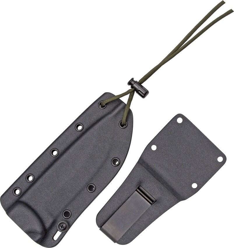 ESEE Model 5 Complete Sheath System Comes With Adjustable Tensioner Black Kydex