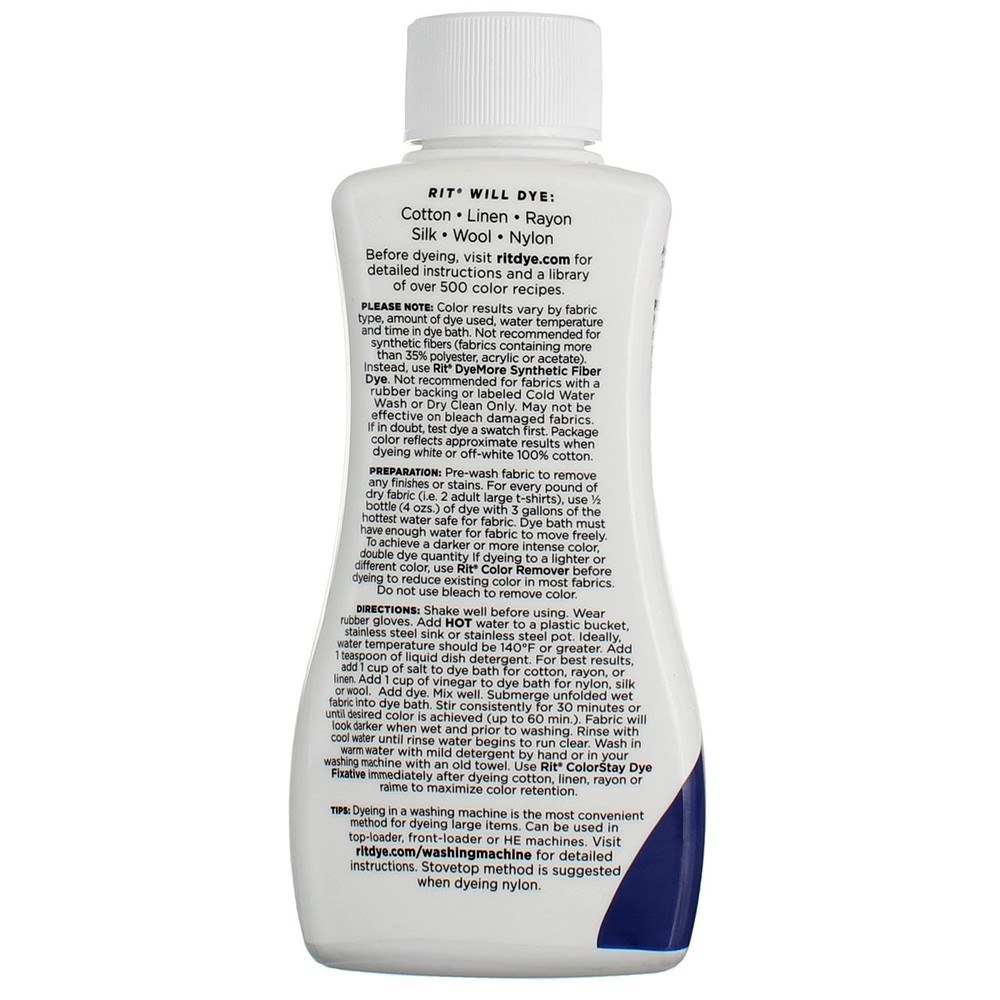 2 Pack Rit All Purpose Dye, Indigo, 8 fl oz