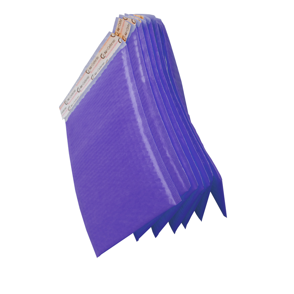 AirnDefense Any Size Purple Poly Bubble Mailer Plastic Shipping Padded Envelopes