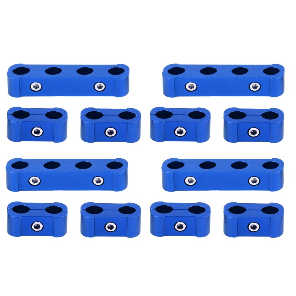 Spark Plug Wire Separator Spark Plug Wire Divider Fits For 8 9 10mm Blue 12Pcs