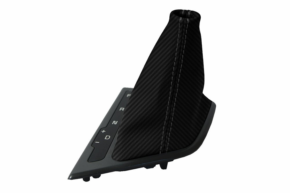 Fits 2011-2015 Kia Optima Carbon Fiber Automatic Shift Boot Cover Black