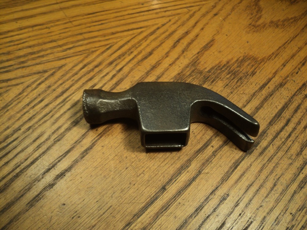 Vintage Claw Hammer Head Tool Only  3-9/16" Long  Unbranded