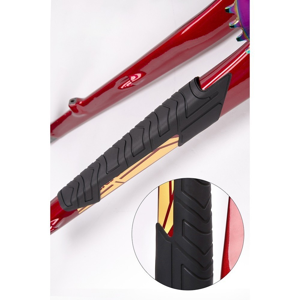 Silica Gel Bicycle Chain Guard Essential Frame Protector for Chainstay