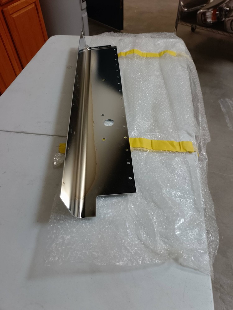 CHROME PLATED STEEL - Peterbilt 379 Extended, Left Grille Shell