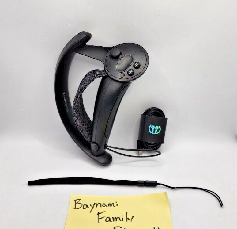 Valve Index VR Controllers Knuckles w/ Hand Strap & USB Cable - LEFT ONLY -