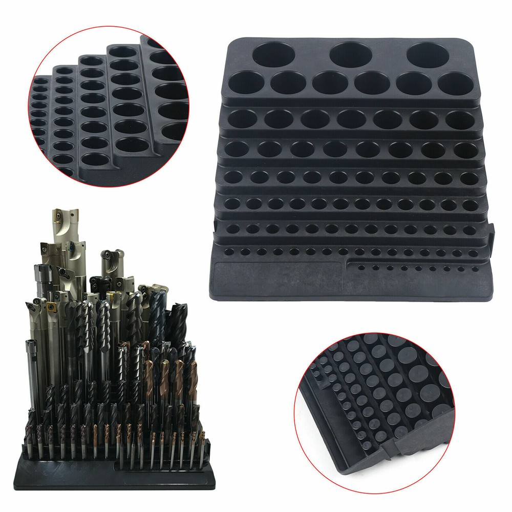 84Holes Bit Holder Organize Box Rack Organizer Stand Container Drill Bit Storage
