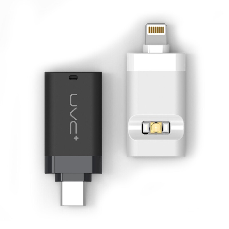 UV Sterilization UVC Germicidal lamp for iphone + android