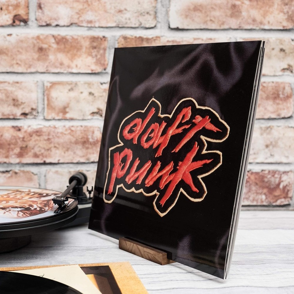 Solid Wood Record Stand - Display Your Favorite Album Covers Stylishly