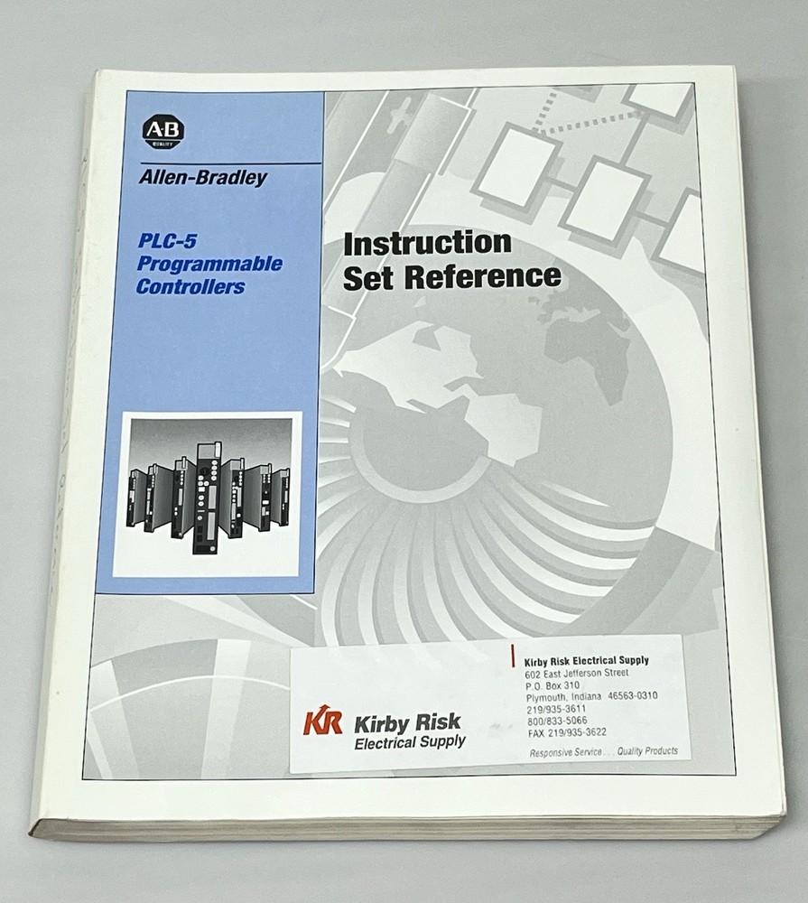 Allen-Bradley 1996 PLC-5 Programmable Controllers Instruction Set Reference