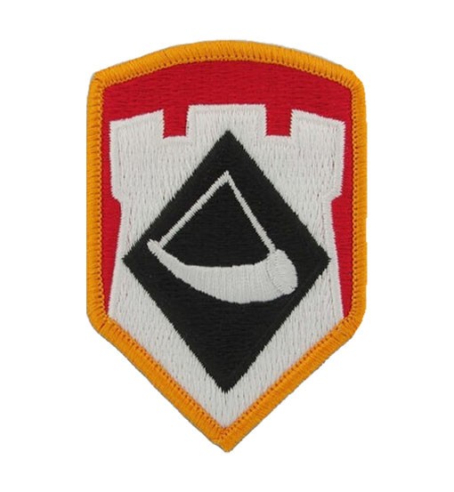 111th Engineer Brigade Color Patch with Hook Fastener-Veteran Owned Business