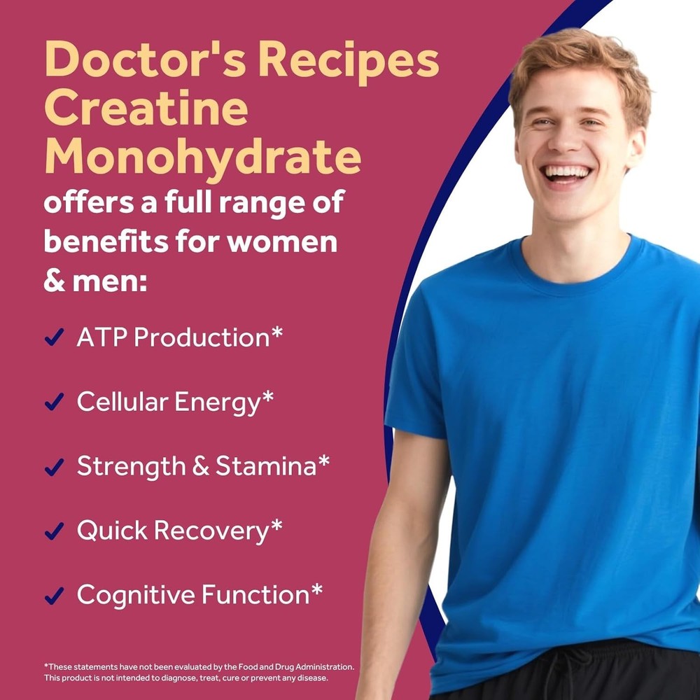 Creatine Monohydrate 3000mg Per Serving, Micronized Creatine Capsules, 120ct.