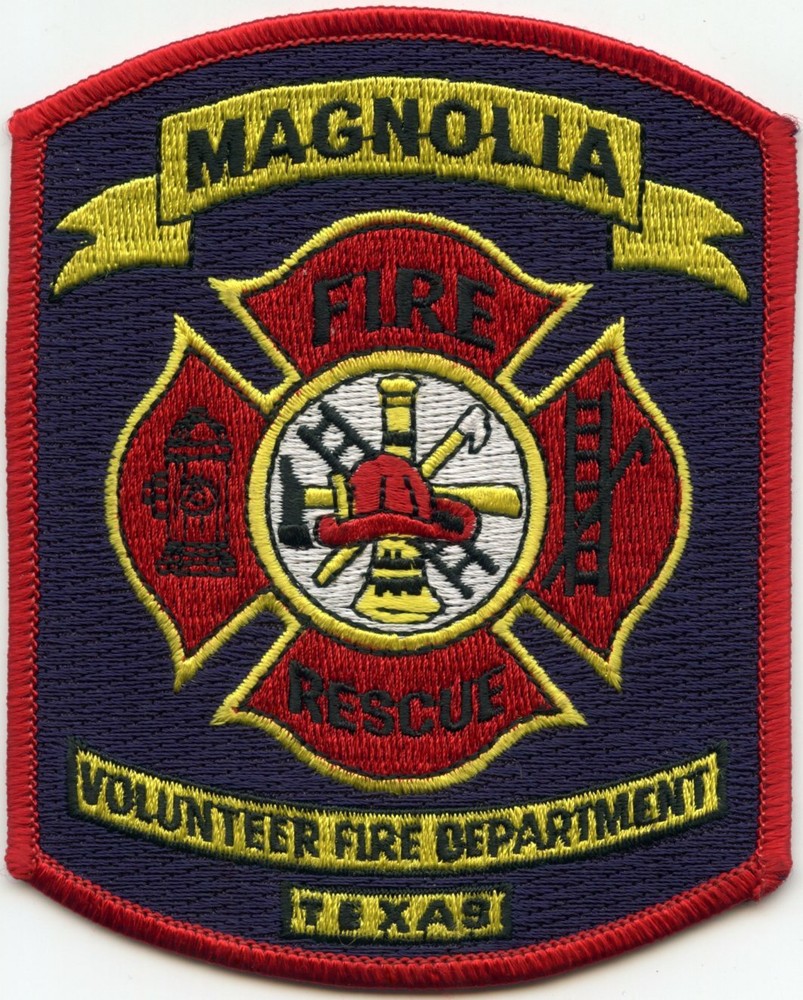 MAGNOLIA TEXAS VOLUNTEER FIRE PATCH