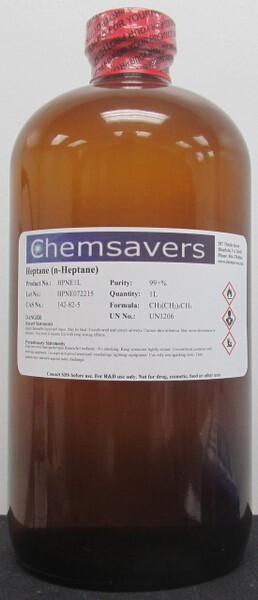 Heptane (n-Heptane), 99+%, 1L (32oz)