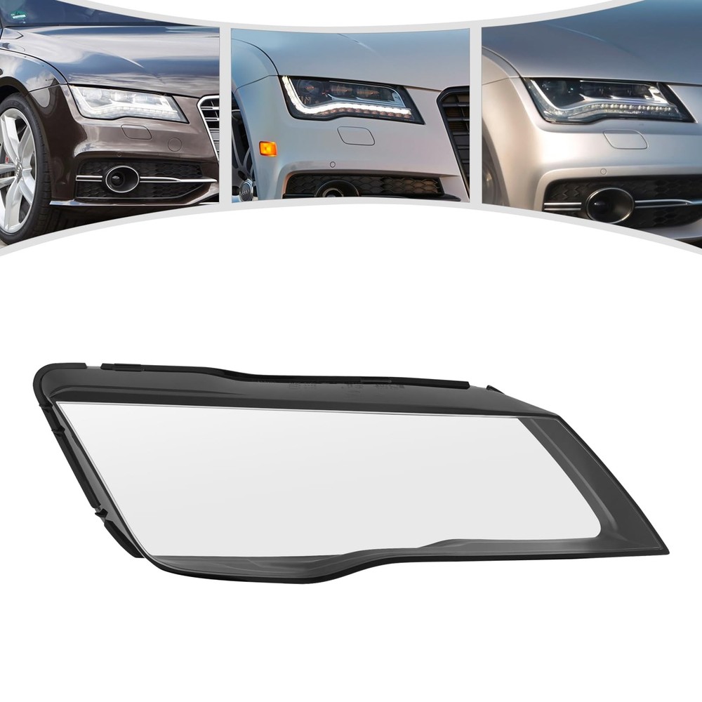 Headlights Lens Covers for 2012-2015 A7 S7 RS7 Right Clear Replacement