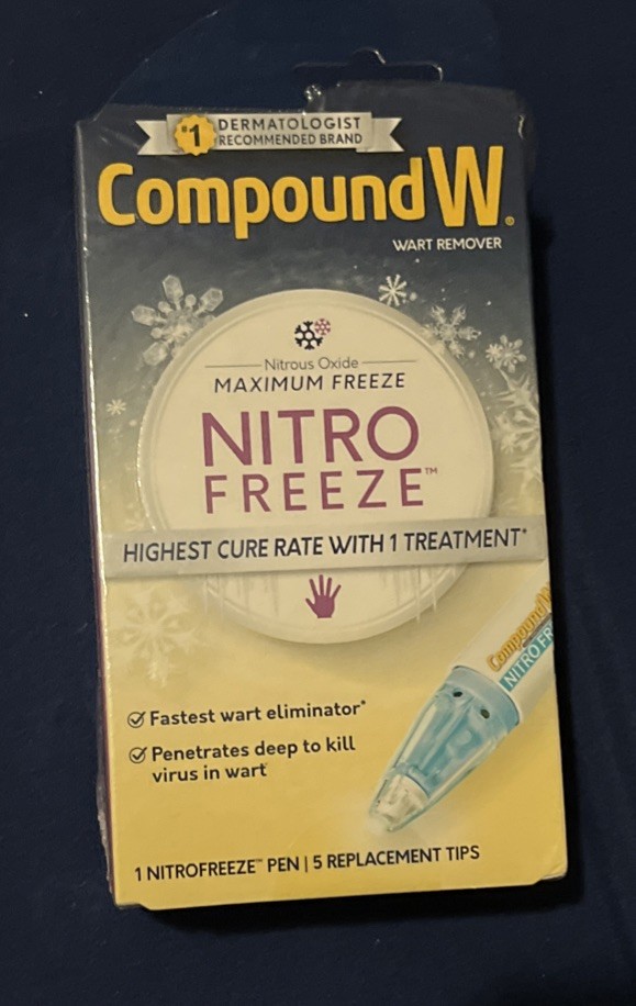 Compound W NitroFreeze Wart Removal Pen with Replaceable Tips Brand New
