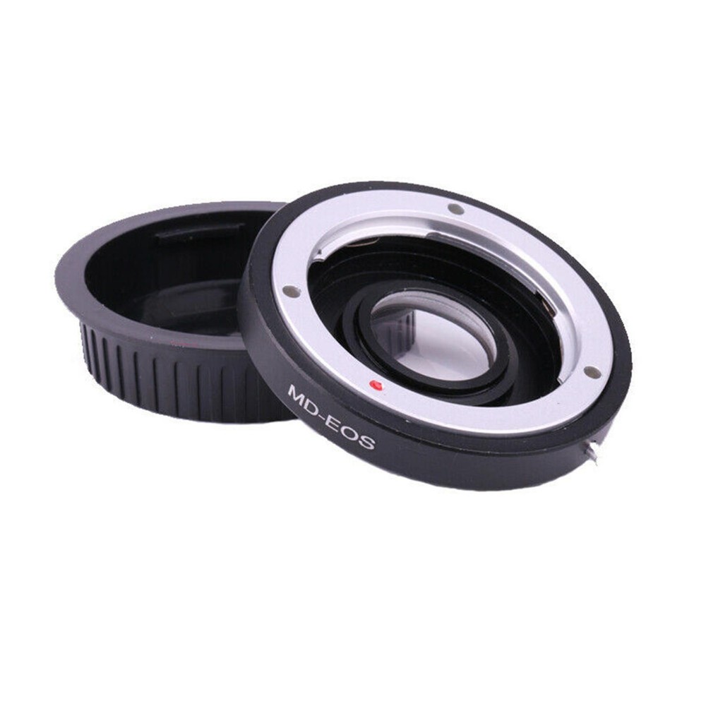 MD-EOS Camera Mount Adapter+Cap For Minolta MD MC Lens to For Canon EOS EF