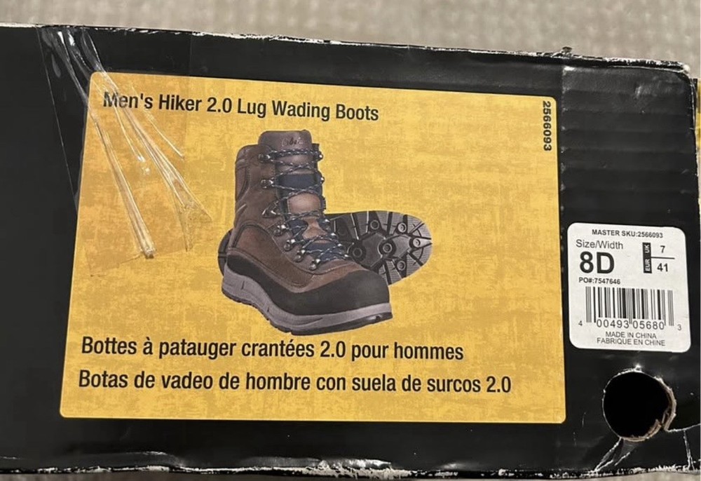 Cabela’s Men’s Lug Wading Boots 8M