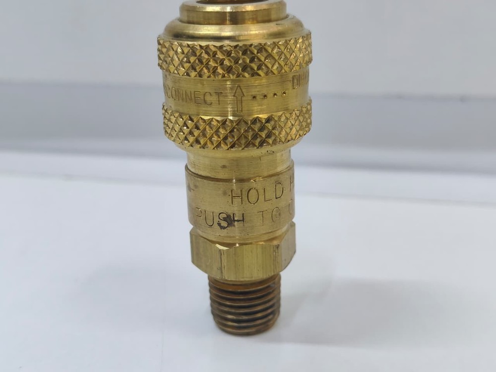 New DIXON 2DM2-B - D-Series Pneumatic Automatic Male Threaded Coupler, VS#133