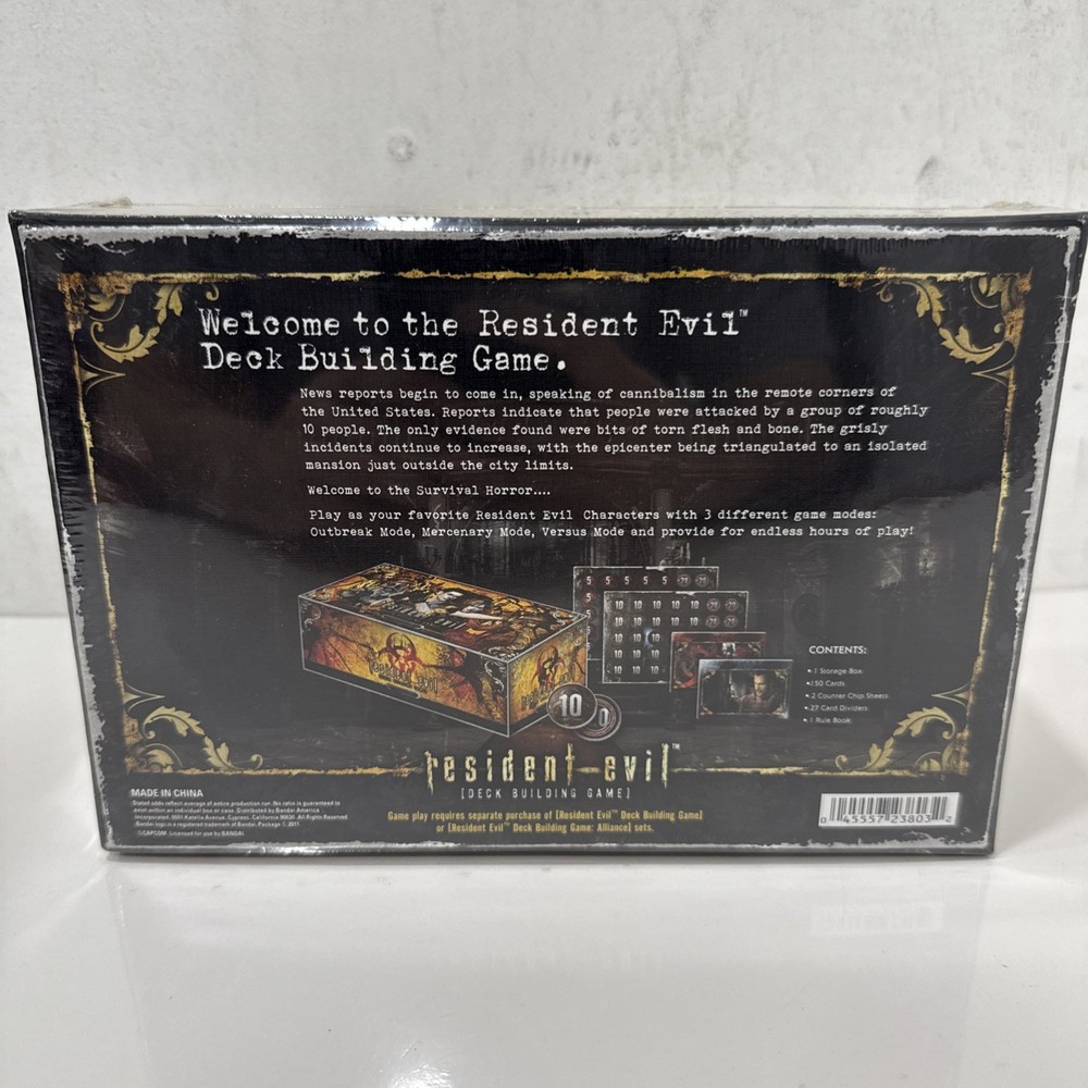 Resident Evil Deck Building Game Expansion Outbreak New Sealed