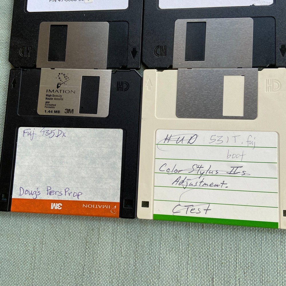 Vintage Software Lot Fujitsu Personal System Stylistic 500 Utilities Boot Test D