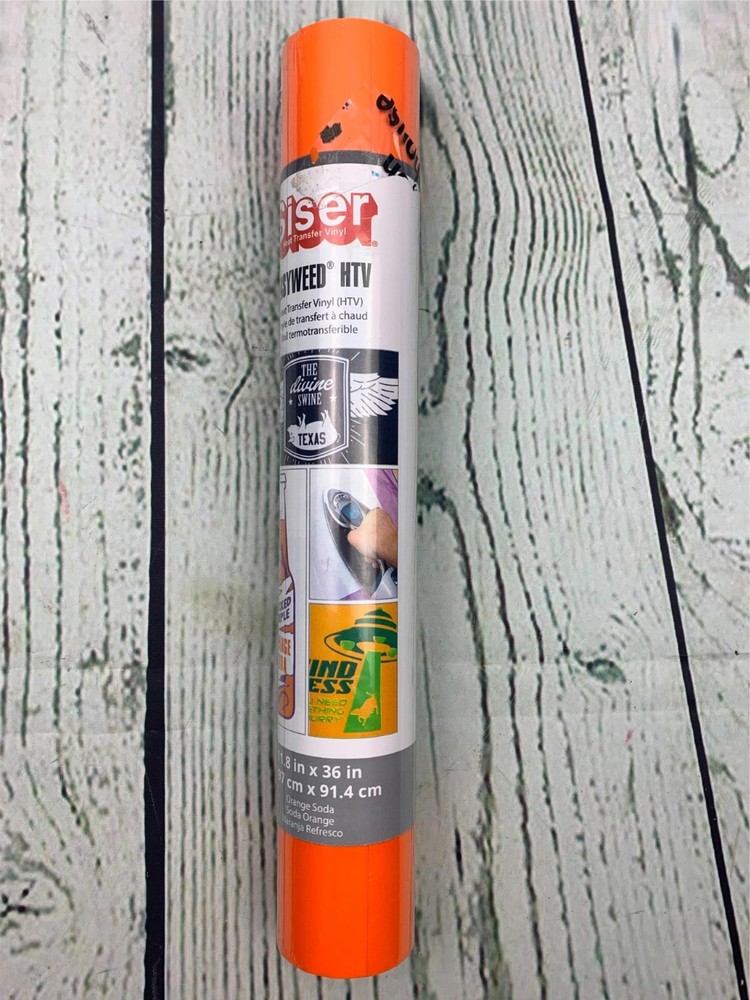 Orange HTV Vinyl ROLL SODA