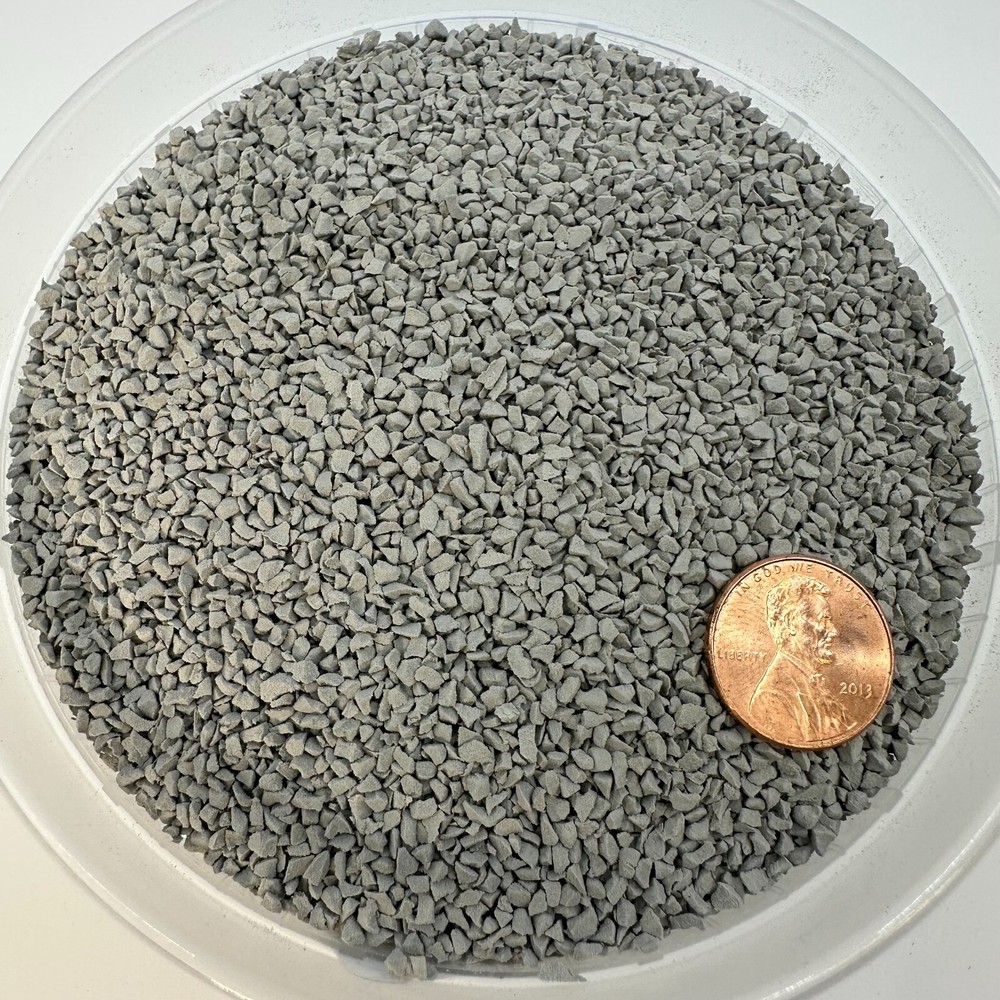 DIECAST CONSTRUCTION MODEL DIORAMA - LIGHT GRAY LIMESTONE GRAVEL MEDIUM BALLAST