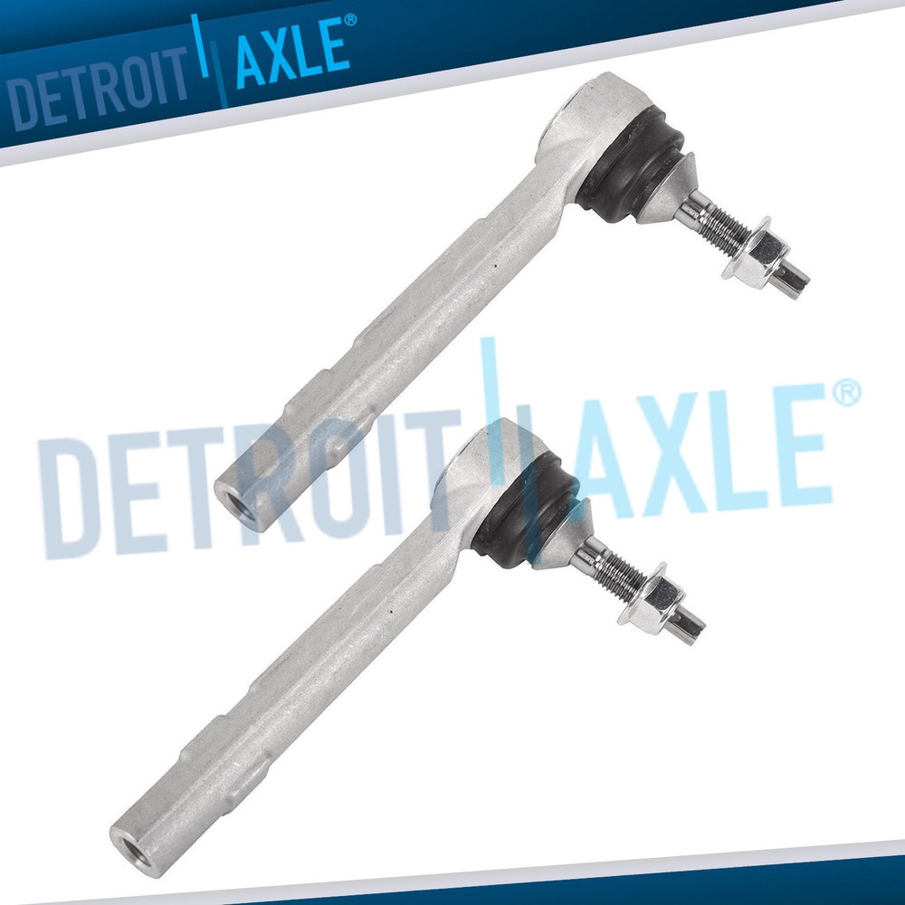 Pair Front Steering Outer Tie Rod End Links Assembly Set for 2016-2021 Tesla S X