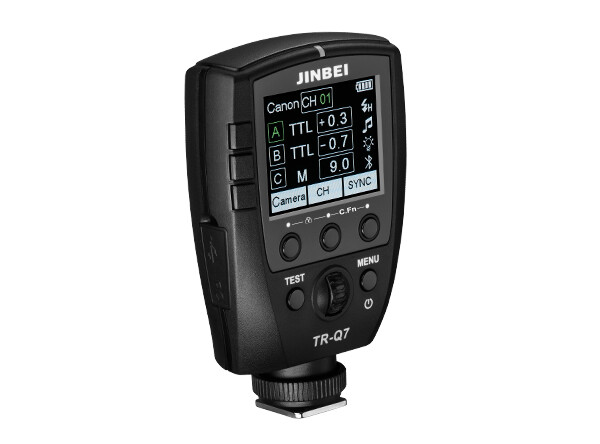 JINBEI TR-Q7II TTL HSS High-Speed SYNC Flash Trigger 2.4G Camera Transmitter