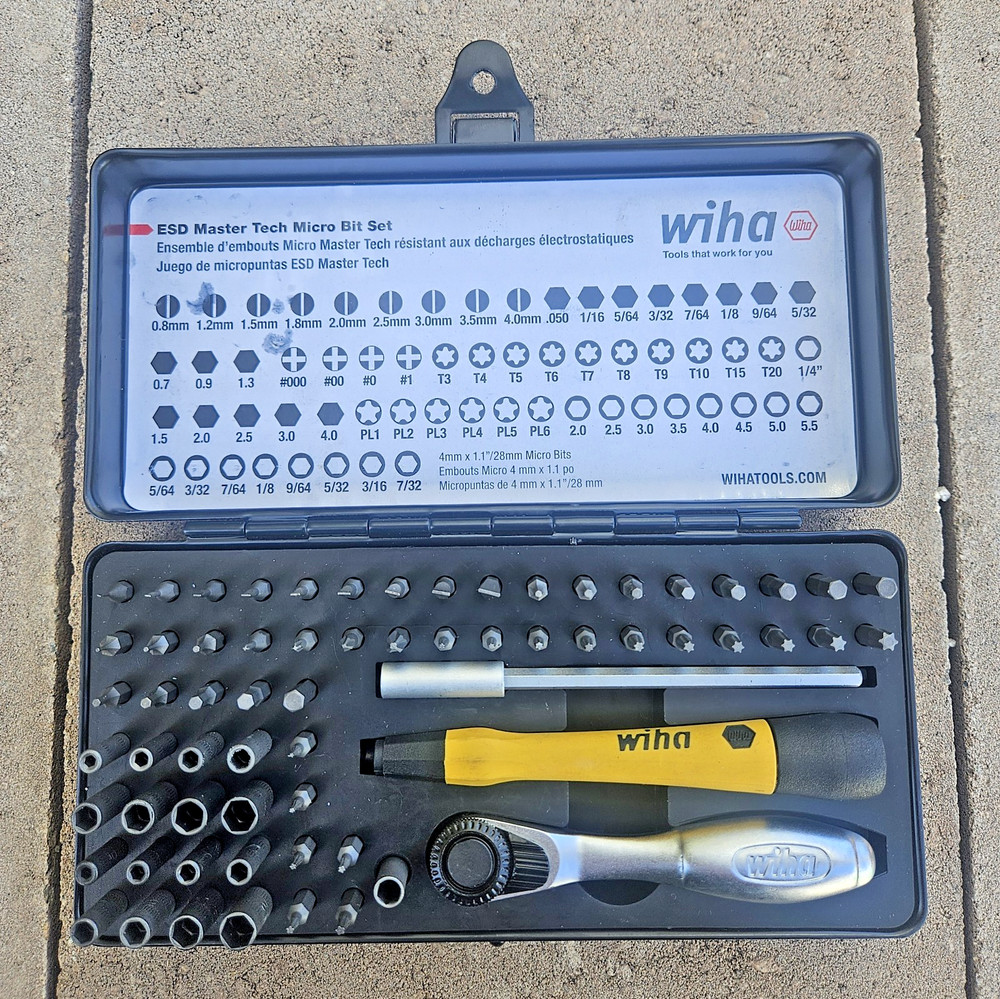 Wiha 75965 65 Piece MicroBit Set