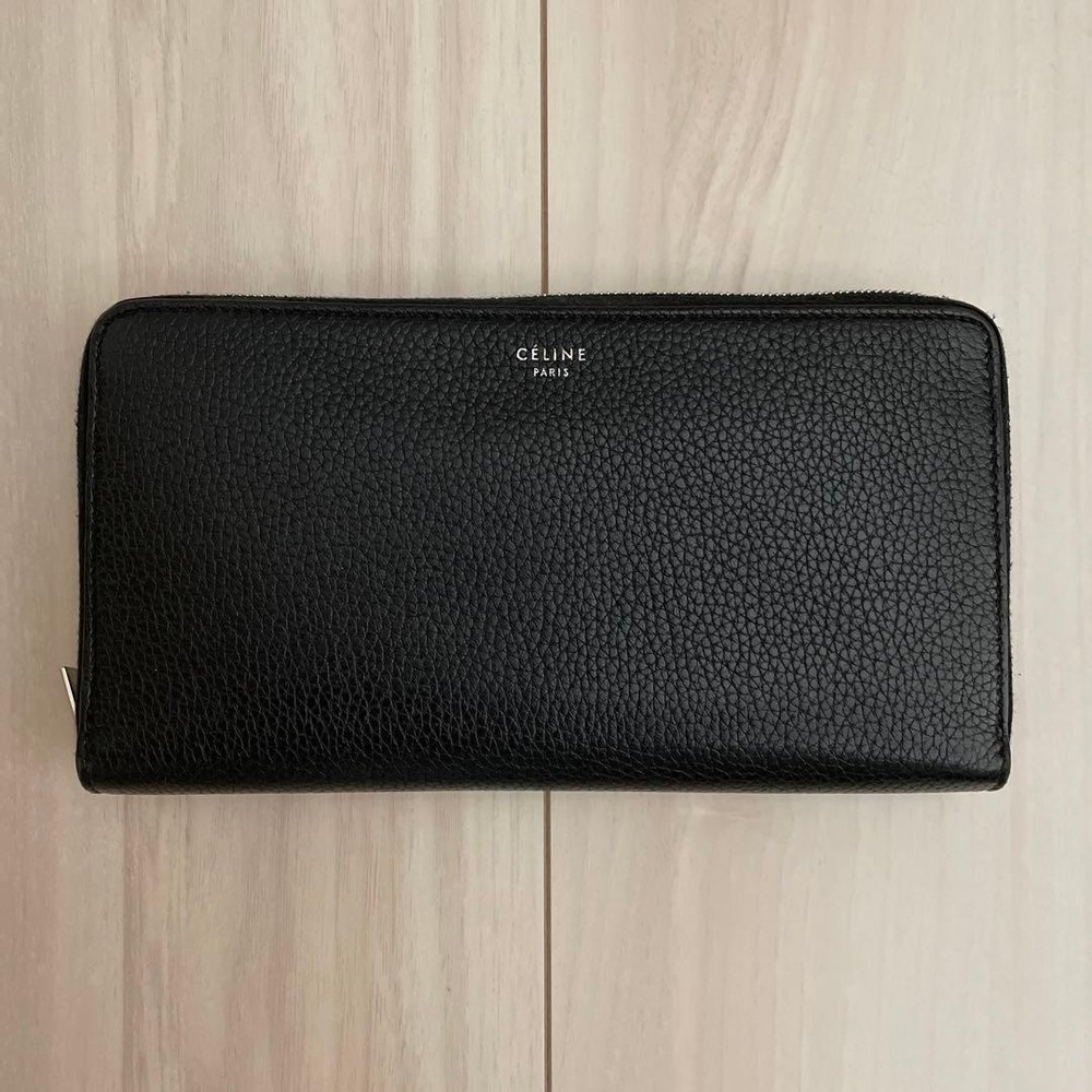 Celine Bicolor Long Wallet From Japan