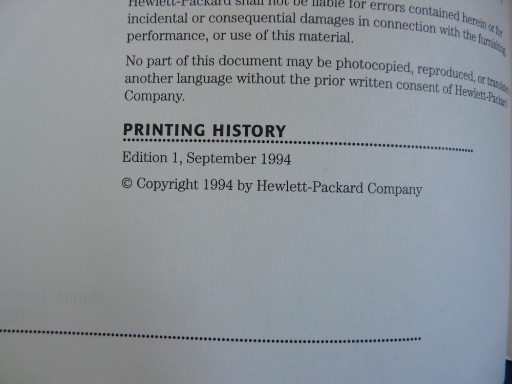 HP Deskjet 540 Printer User's Guide